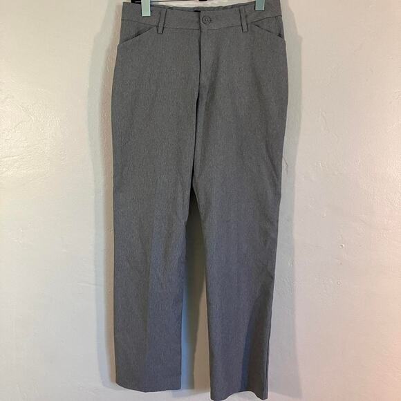 Lee Slacks Light Grey Heather‎ Trousers Wrinkle Free Slacks - Picture 1 of 5